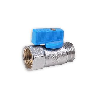 Кран шаровый 1/2" (РВхРН) синяя ручка MINI ARCO - КонтурТерм