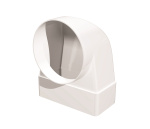 Колено с переходом на круг