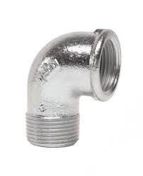 Колено ниппельное чугун оцинкованный GEBO 1" РВхРН (ДУ 25) - КонтурТерм