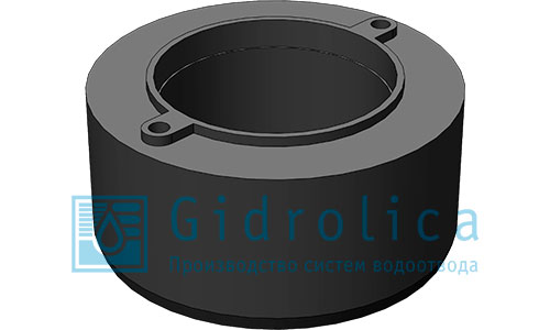 Переходник для лотка Gidrolica Light, пластиковый