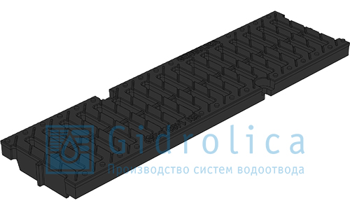 Решетка водоприемная Gidrolica Pro РВ -10.13,5.50 щелевая пластиковая, кл. C250