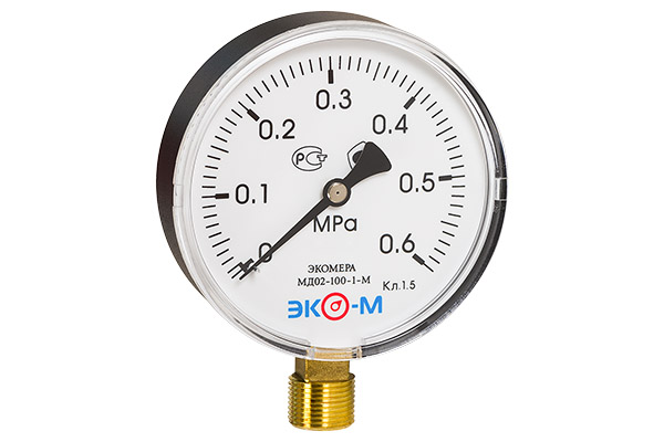 МД02-100мм 0,6 MPa