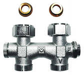 Подключение радиаторное Herz-3000 2-е прямое РН 1/2" - КонтурТерм