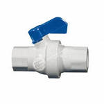 Кран шаровый к бачку RО, соединение 2 x 1/4" РВ, AQ-BV250W - КонтурТерм