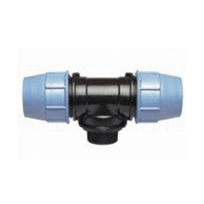 Тройник для полиэтиленовых труб Unidelta д 50 х 1 1/2" (ПЭ х РН х ПЭ)  - КонтурТерм