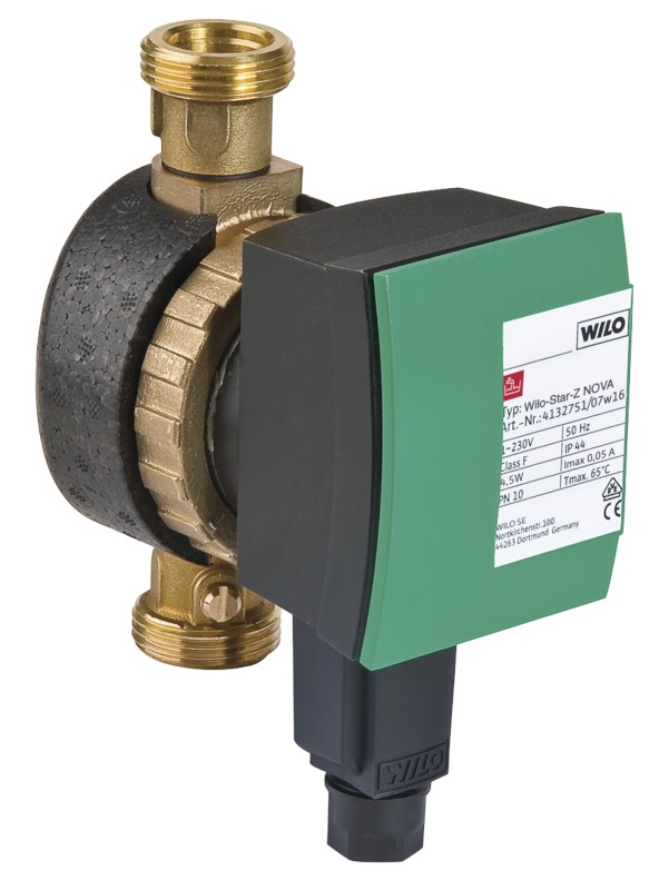 Насос рециркуляции ГВС Wilo STAR Z NOVA (1/2" РВ) - КонтурТерм