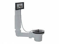 Слив-перелив VIEGA с пробкой и цепочкой 1 1/2"х70 - КонтурТерм