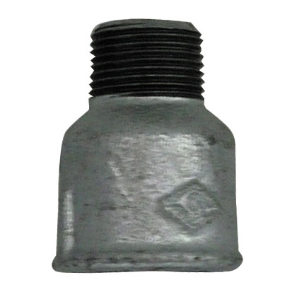 Муфта редукционная ниппельная чугун оцинкованный GEBO 1" х 3/4" (РВ х РН) - КонтурТерм