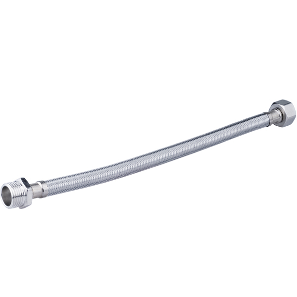 Шланг в металлической оплетке FRAP 1/2" 80см РВ х РН - КонтурТерм