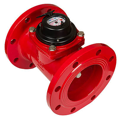 Счетчик воды универсальный DN100, Qn60, L250, 90°C, IP67, фланцы, ЭКОМЕРА - КонтурТерм