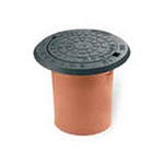 Телескоп с чугунным люком глухим 425 х 375 без резинки  Wavin - КонтурТерм