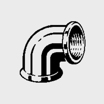 Колено бронзовое EFFEBI 1 1/2" 90 ° РВ  - КонтурТерм