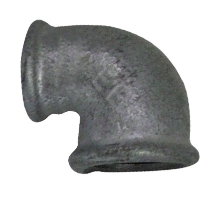 Колено редукционное чугун оцинкованный GEBO 1" х 3/4" (РВ х РВ) - КонтурТерм