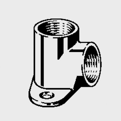 Колено латунное  настенное 1/2"  VALTEC - КонтурТерм