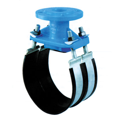 Хомут врезной Hawle универсальная (219-244мм) Ду200мм х Ду100 (фланец) PN10 - КонтурТерм