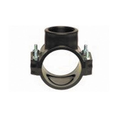 Хомут врезной UNIDELTA для ПЭ труб  д 90 х 2" (ПЭ х РВ)  - КонтурТерм