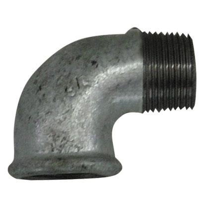 Колено ниппельное чугун оцинкованный GEBO 1 1/2" РВхРН (ДУ 40) - КонтурТерм