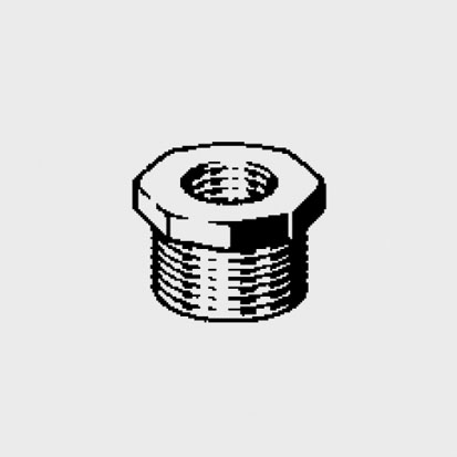 Редукция бронза  3/8" х 1/4" Effebi - КонтурТерм