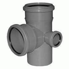 Крестовина внутренняя канализация двухплоскостная 110х50х110 90° левая - КонтурТерм