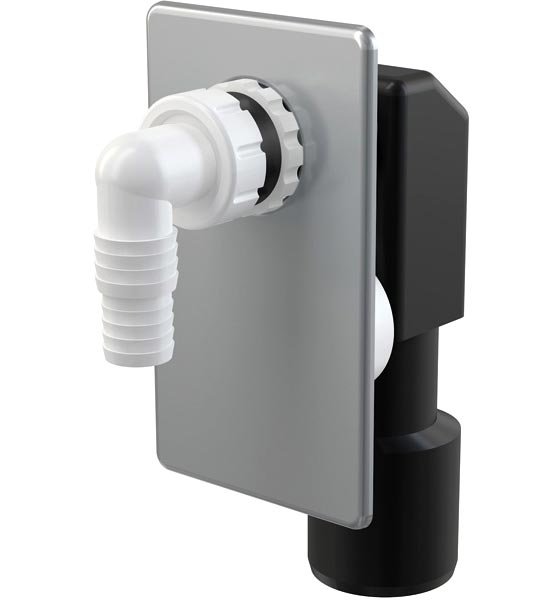 Сифон для стиральной машины ALCA PLAST 20/23x50, хромированный - КонтурТерм