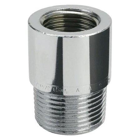 Муфта бронза хром редукционная ниппельная 1/2"х3/4" РНхРВ VIEGA - КонтурТерм