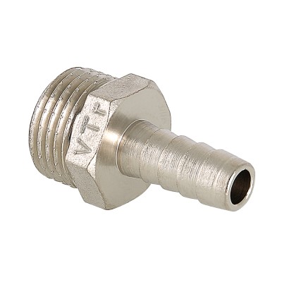  Штуцер латунь никелированный 14 * 1/2" РН