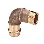 Колено-пресс бронзовое VIEGA д 15 х 1/2 РH  - КонтурТерм