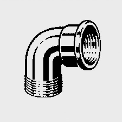 Колено бронзовое EFFEBI 1 1/4" 90 ° РВ х РН  - КонтурТерм