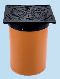 КН Телескоп с чугунным люком глухим DN297 RCP 315 D-40 Т (без резинки) Magna Plast