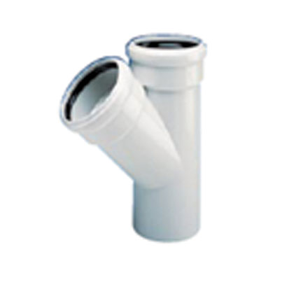 Тройник Skolan Ostendorf бесшумный канализационный д 110 45°,  20дБ полипропилен - КонтурТерм