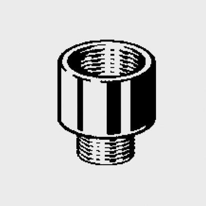 Муфта бронза хром редукционная ниппельная 1/2"х3/4" РНхРВ VIEGA - КонтурТерм
