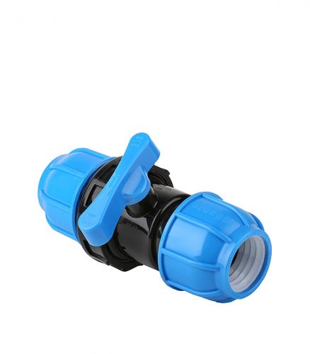 ПЭ Кран шаровый 40-40 компресcионный ППР РосТурПласт