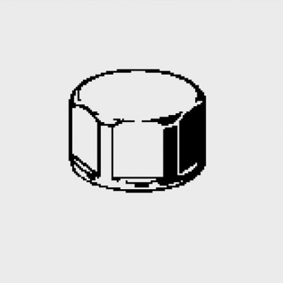 Заглушка латунь никелированная 1/2" РВ (ДУ 15) VALTEC - КонтурТерм