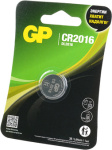 Элемент питания GP Lithium CR2016 (блистер - 1 шт)