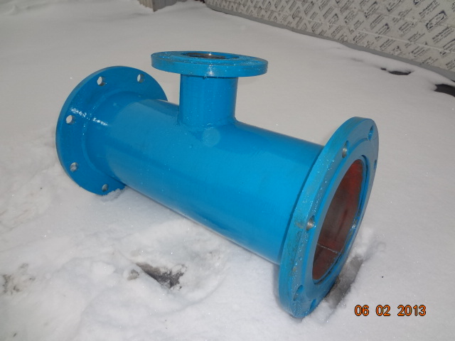 Тройник редукционный фланцевый Ду 80х50 L=330мм PN16 Hawle - КонтурТерм