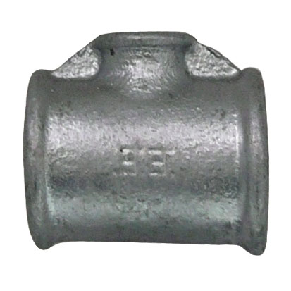 Тройник редукционный чугун оцинкованный GEBO 1 1/2" х 1 1/4" х 1 1/2" (РВ х РВ х РВ) - КонтурТерм