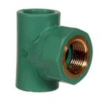 Тройник с резьбой полипропиленовый BANNINGER д 20 х 1/2" РВ PP-RCT - КонтурТерм