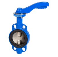 Затвор межфланцевый поворотный дисковый GENEBRE DN100 PN16 120°C  - КонтурТерм