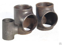 Тройник стальной переходной  DN 125-100 (133x4-108x4) ГОСТ 17376-2001 - КонтурТерм