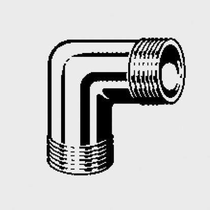 Колено Viega латунь хромированное 3/4" РН - КонтурТерм