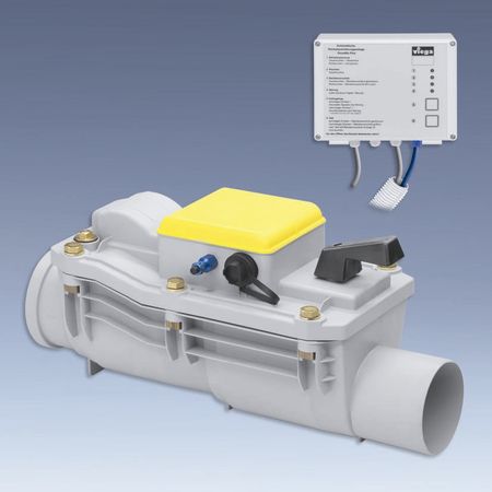 Клапан обратный канализац. Ду110 с эл. приводом и пультом управления VIEGA - КонтурТерм