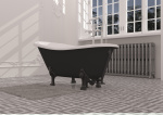 Ванна Марсель черныйбелый