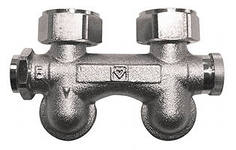 Подключение радиаторное Herz-3000 2-е угловое РН 1/2" - КонтурТерм