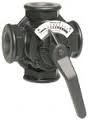 Кран четырехходовой Honeywell Dn32 резьбовой Kvs16 - КонтурТерм