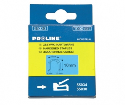 Скобы для степлера тип R, 12мм, полукруглые, закаленные, 1000шт, Proline - КонтурТерм