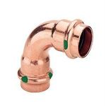 Колено медное пресс д 35, 90 гр Effebi - КонтурТерм