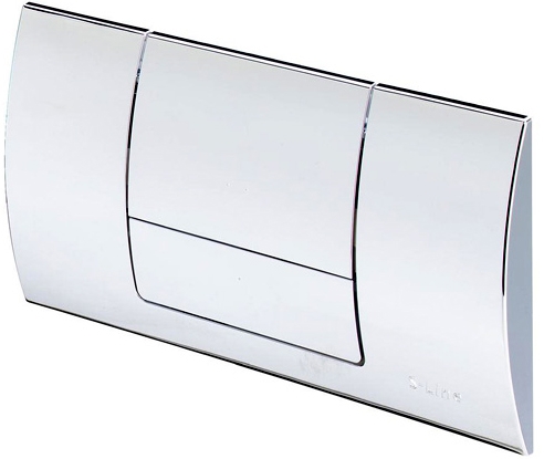 Кнопка для инсталляции VIEGA S-Line, цвет альпийский белый  - КонтурТерм