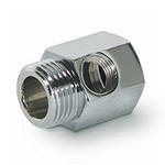 Соединение хромированное латунное 3/4" РН x 3/4" РВ x 1/4" РВ (FT07) - КонтурТерм