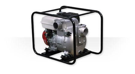 Мотопомпа бензиновая KOSHIN KTH 80X сильнозагрязн. вода (частицы до 27мм) 1340л/мин - КонтурТерм