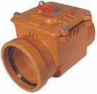 Задвижка канализационная (обратный клапан с фиксацией) 200мм  - КонтурТерм